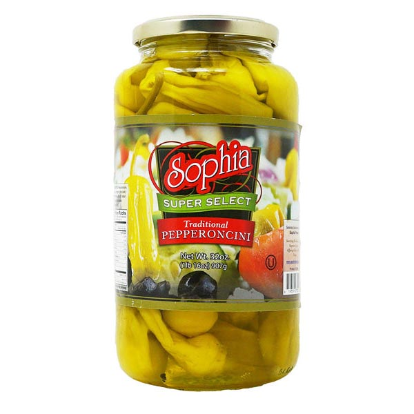 Marinated Green Pepperoncini – 16.91 fl oz (500.0ml)
